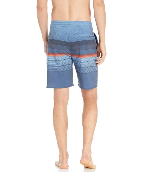 Board Shorts Men's Rapture Stripe 19" Board Shorts - Navy - CN18LS4LGI9