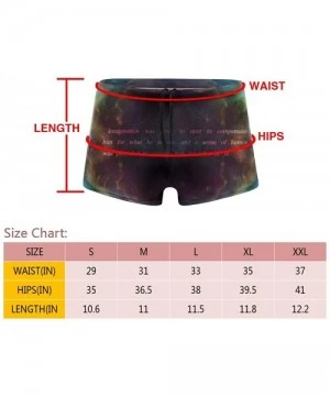 Briefs Men's Swimwear Swim Trunks Flowers Boxer Brief Quick Dry Swimsuits Board Shorts - Inspirational Quotes2 - C1198UEHW4W