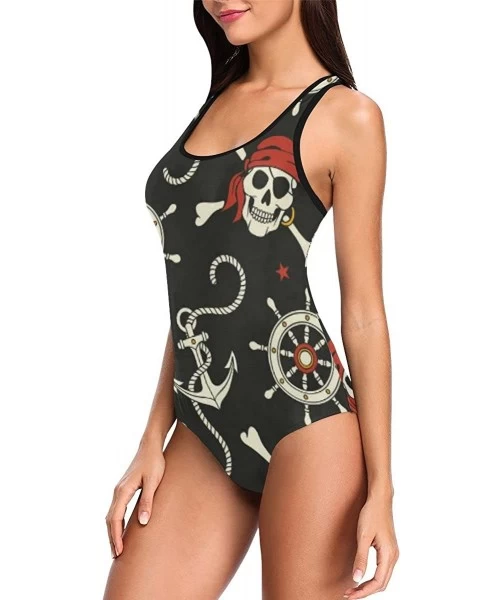 One-Pieces Unique Custom One Piece Swimsuit Swimwear Bathing Suit for Women Juniors (XS-3XL) - Multi 15 - CK18EEGKAED