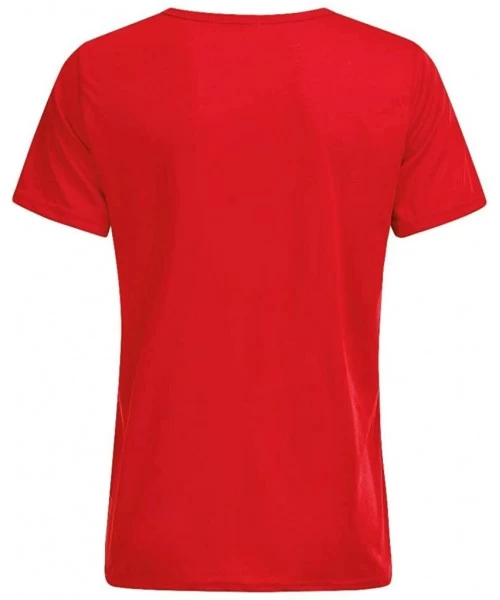 Racing Mens Summer Raglan T-Shirt Short Sleeve Athletic Baseball Jersey Slim Fit Shirt Casual Tops - Red - CO194A0AH3Z