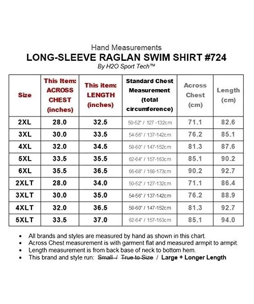 Rash Guards Big & Tall Men's Long Sleeve Raglan Swim Shirt UPF 50+ Loose Fit - Navy - C718QHZYAG7