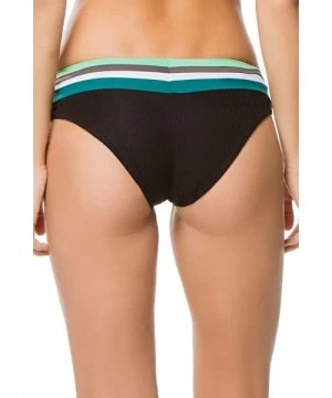 Tankinis Women's Refine Banded Hipster Bikini Bottom - Black - CL18IKCQA3L