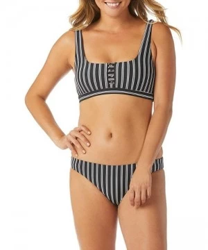 Tankinis Del Mar Stripe Hipster Bikini Bottoms - White - CU18LSY2DYN