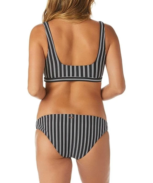 Tankinis Del Mar Stripe Hipster Bikini Bottoms - White - CU18LSY2DYN