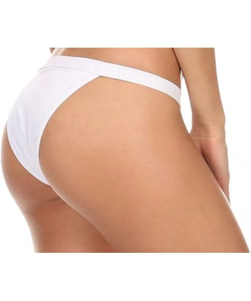 Bottoms Women's Haze Seamless Fixed Banded Cheeky Bottom - White - CO18DEX80GT