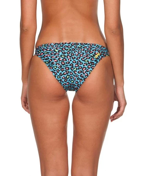 Sets Womens Rule Breaker Real Brief MaxLife Bikini Bottom - Turquoise Multi - CX18UMQCGQZ