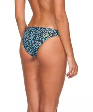 Sets Womens Rule Breaker Real Brief MaxLife Bikini Bottom - Turquoise Multi - CX18UMQCGQZ