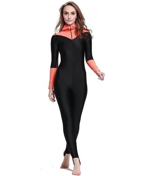 One-Pieces Full Body Swimsuit Swim Suit Full Coverage - Long Legs Long Sleeves for Women UV Sun Protection One Piece Rash Gua...