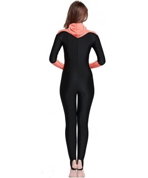 One-Pieces Full Body Swimsuit Swim Suit Full Coverage - Long Legs Long Sleeves for Women UV Sun Protection One Piece Rash Gua...