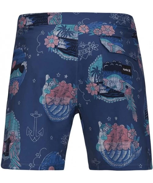 Board Shorts 18" Phantom Tropic Flash Boardshorts - Mystic Navy - CL18S9NLOL5