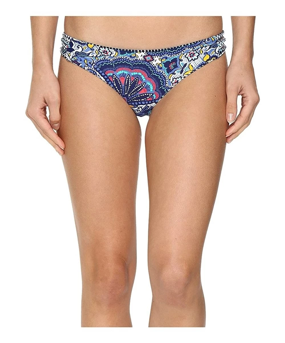 Bottoms Women's Free Spirit Reversible Surf Rider Bikini Bottom - Midnight - C712MYYBSPR