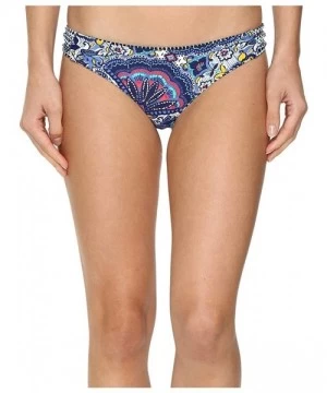 Bottoms Women's Free Spirit Reversible Surf Rider Bikini Bottom - Midnight - C712MYYBSPR