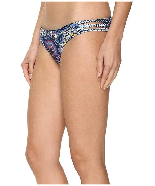 Bottoms Women's Free Spirit Reversible Surf Rider Bikini Bottom - Midnight - C712MYYBSPR