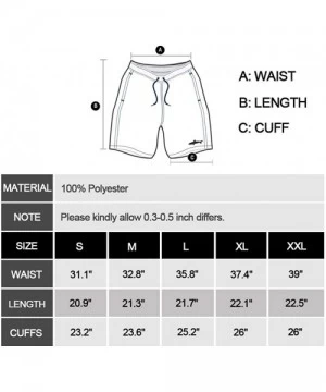 Trunks Men's Swim Trunks Bathing Shorts with 3D Print Deisgn Quick Dry Boards with Mesh Lining About Knee - Design 29 - CA194...