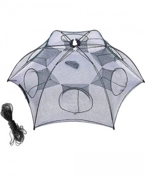 Tankinis Fishing Bait Trap Crab Net Crawdad Shrimp Cast Dip Cage Fish Nylon Foldable New - B - CX18U4COH35