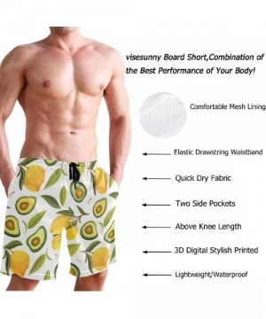 Trunks Fashion Mens Swim Trunks Cool Quick Dry Board Shorts Bathing Suit with Side Pockets - Multi17 - CI199G8XQHS