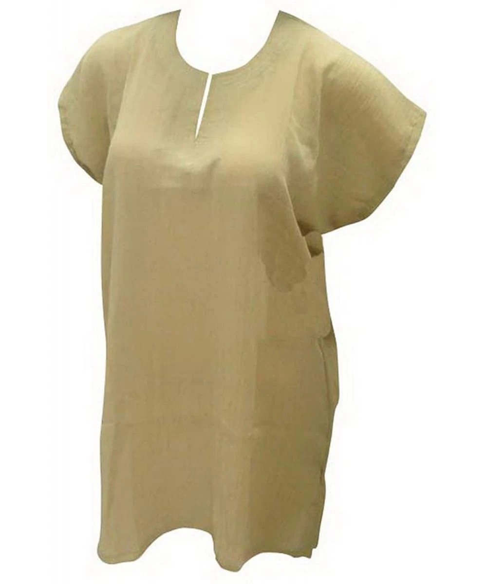 Cover-Ups Women's Mini Swimwear Bathing Suit Cover Ups for Swimsuit Drawstring A - Beige_s511 - C711DWTBQQP