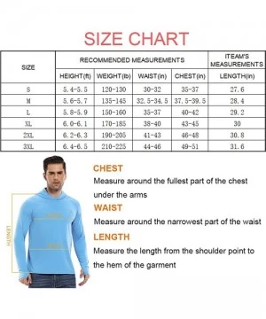 Rash Guards Men's UPF 50+ Sun Protection Hoodie Long Sleeve Fishing Hiking T-Shirt with Thumbhole - Dark Gray-hoodie - CM193N...