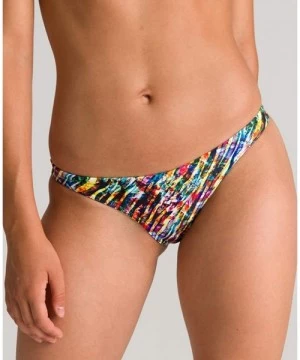 Tankinis Women's Rule Breaker Free Brief MaxLife Bikini Bottom - Black Multi - C1192CULONL