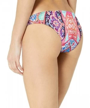 Bottoms Women's Kashmir Scuba Hipster Bikini Bottom Swimsuit - Kashmir Wild Orchid - C612NBX4IA8