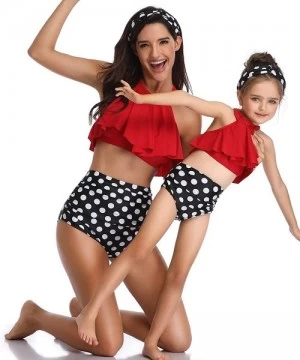 Sets Mommy and Me Matching Two Piece Bikini Swimsuits - Color 1 - CC18NAA09YO