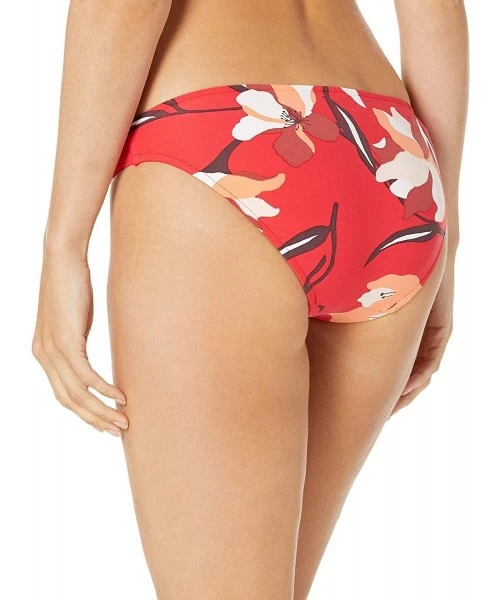 Bottoms Women's Hipster Bottom Swimsuit - Flower Market Chili - CO18ZE6LU4A