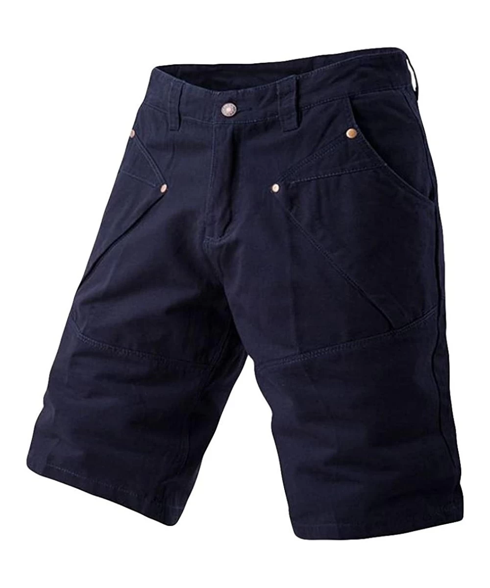 Board Shorts 2018 New Hot! Fashion Mens Casual Pocket Beach Work Casual Short Trouser-Classic Shorts Pants - Navy - C618EQT6Z90