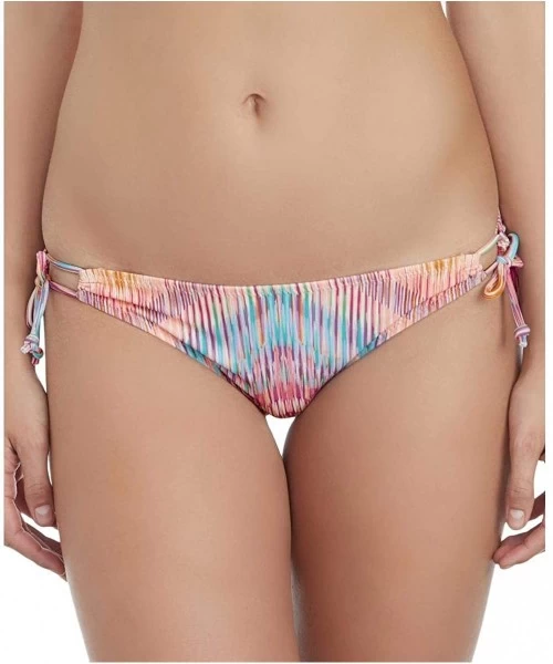 Bottoms Womens Juniors Sweet Pea Striped Hipster Bikini Swim Bottom - Multi - C118QYLYTT0