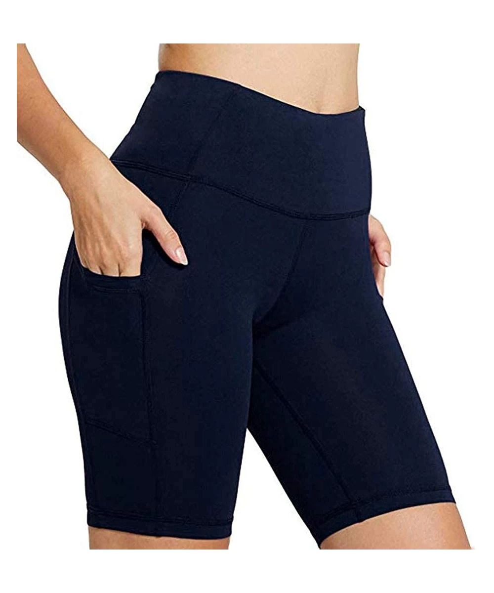 Cover-Ups Yoga Shorts for Women Short Length-High Waist Tummy Control Workout Compression Running Athletic Fitness Yoga Short...