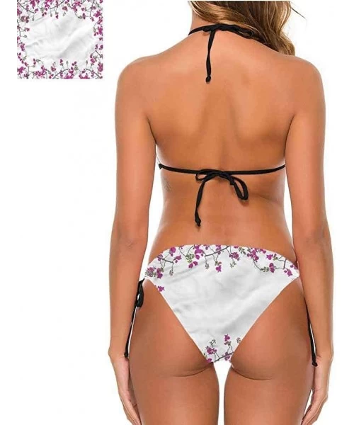 Bottoms Fantastic and Cute Suit Flower- Lavender Farm Morning Sexy- and Classy - Multi 04-two-piece Swimsuit - CH19E7I0CUY