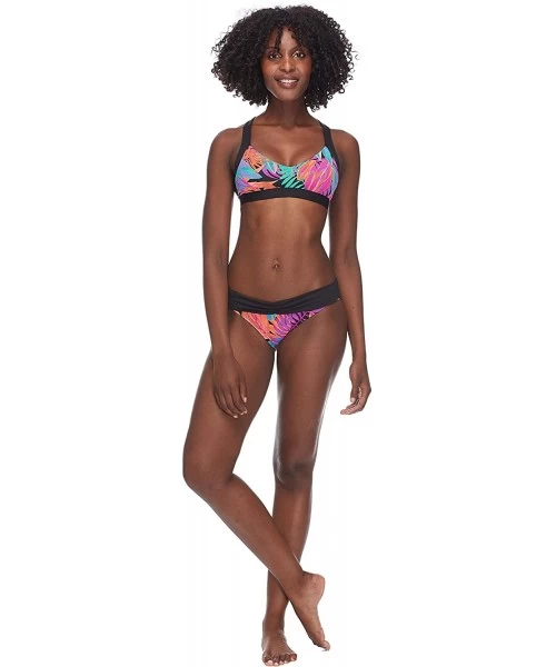 Sets Women's Tobia Wide Band Triangle Bikini Top Swimsuit - Borneo Floral Print - CP18I9AW6WX