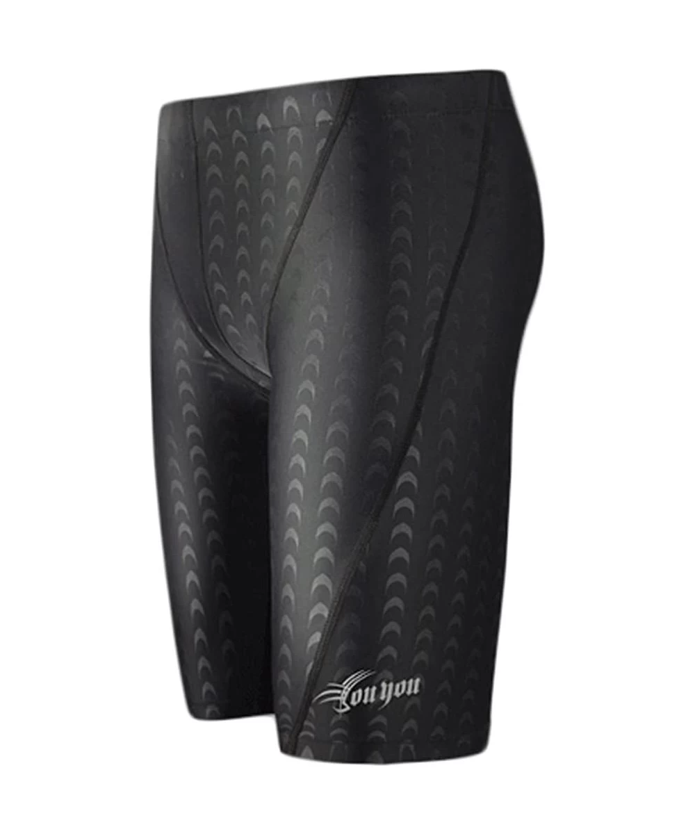 Racing Men's Compression Speed Short Solid Jammer - 1 Black - CH12EX2PJYT