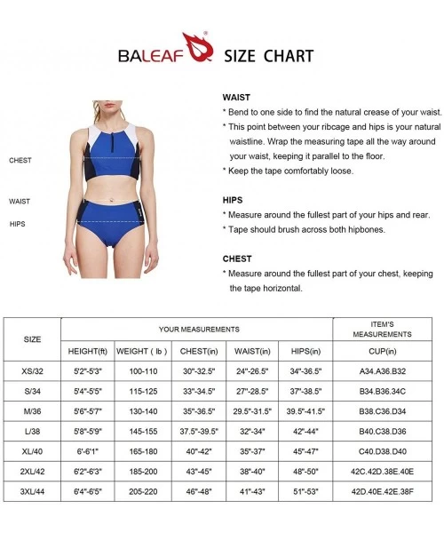 Racing Women's Workout Bikini Set Two Piece Training Swimsuit Zipper Athletic Rash Guard - Blue/Navy/White - CI18QY2X05I