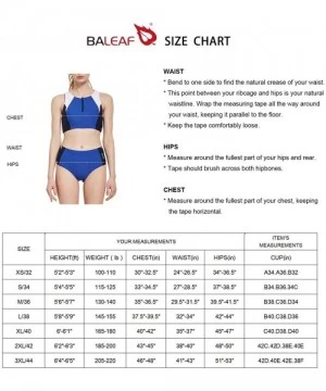 Racing Women's Workout Bikini Set Two Piece Training Swimsuit Zipper Athletic Rash Guard - Blue/Navy/White - CI18QY2X05I