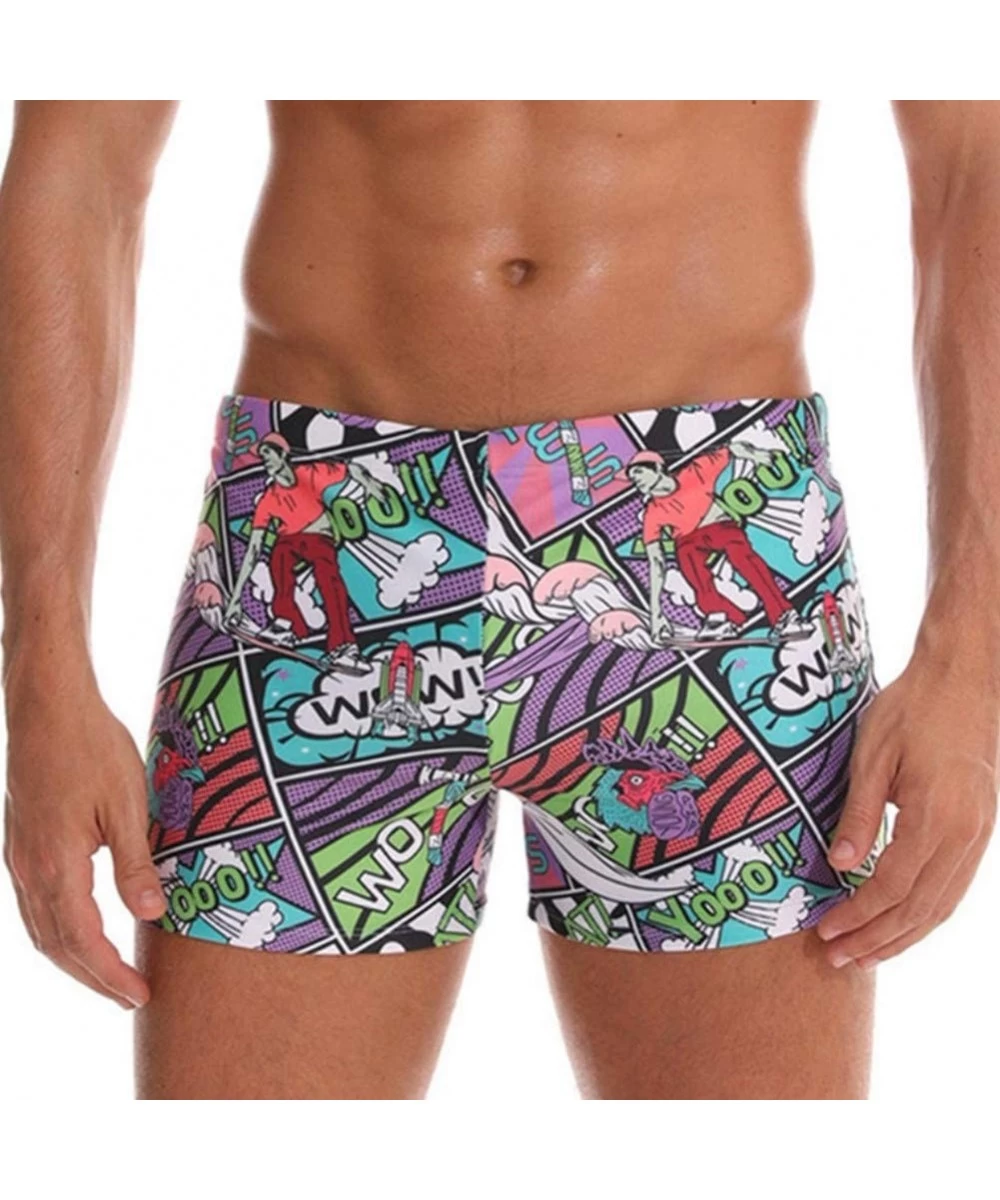 Board Shorts Men Swimwear Long Basic Swimsuits Swim Surf Board Boxer Trunk Shorts - Yk03 - CN18U266H2O