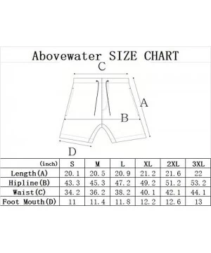 Board Shorts Men's Swim Trunks Quick Dry Board Beachwear Shorts 4-Way Stretch Summer Swimming Suit Cool Sport Surfing Wear - ...