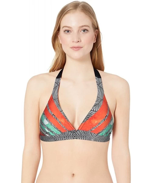 Tops Women's Lahari Halter Top - Lava Glow Caribou - C018EHUDDMO