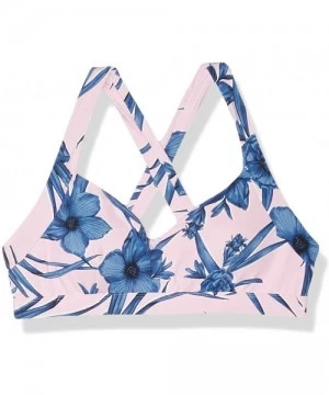 Tops Women's Tobia Wide Band Triangle Bikini Top Swimsuit - Haven Floral Print - CQ1969LMYU7