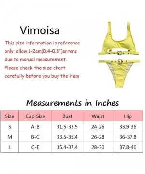 Sets Women Sexy Sequin Two Piece Bikini Set Swimwear Bathing Suits Tube Top - Yellow - CU196SUSQDR