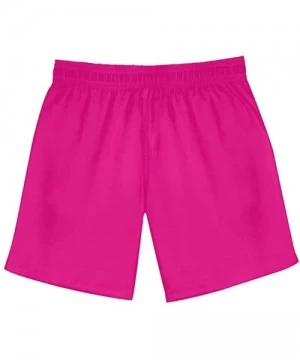 Racing Swim Trunks Men Short Funny Quick Dry Swim Shorts Summer Casual Swimwear Sports Pants with Pockets - Hot Pink - CI19DH...