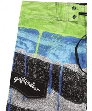 Trunks Swim Trunks for Men Casual Printing Beach Surfing Swimming Loose Short Pants - Green - CD18QA8YCCH