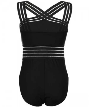 One-Pieces Women's One Piece Swimsuit Fashion Bathing Suit Tummy Control Monokini Swimwear - Black10 - CC18RKCG6N7