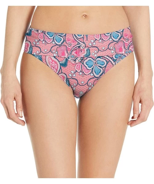 Bottoms Women's Aloha Banded Bikini Bottom Swimsuit - Love Bug - CX18723YNZ7