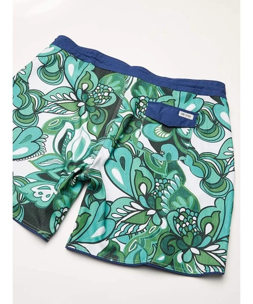 Board Shorts Men's Shipwreck Board Shorts - Retro Marker Green - CK12O5PRAYG