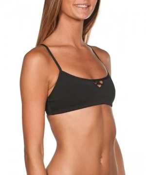 Tops Women's Rule Breaker Be Bandeau MaxLife Bikini Top - Black - CE18CKM32RX