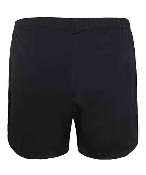 Bottoms Women Swim Shorts Boardshort Wide Waistband Boyshort Tankini Bottoms - Boardshorts/Black - CV180L7KCH4