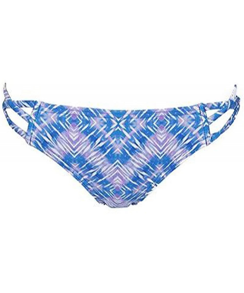 Bottoms Womens Stunner Hipster Cut-Out Bikini Swim Bottom - Blue - C318MHH67CQ