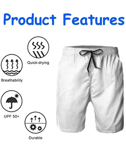 Board Shorts Men Fashion Swim Trunks Quick Dry Bathing Suits Board Shorts with Pocket - Camper Rv Road Trip Camper Van Campin...