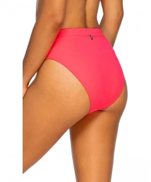 Bottoms womens Soleil High Waist High Cut Bikini Bottom Swimsuit - Glow - CY193RUNYHC