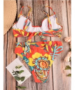 One-Pieces Women's Bikini Sets Two Pieces Bathing Top High Waisted Tummy Control Swimwear Beachwear Swimsuit - CP194Z3Q3NH